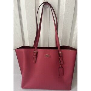 Coach Mollie Tote Strawberry Haze/Wine interior. 1671 Excellent condition.